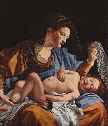 Madonna with Child by Orazio Gentileschi.